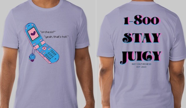 Orchesis Spring 2023 Show Shirt: Juicy CoutOrchesis