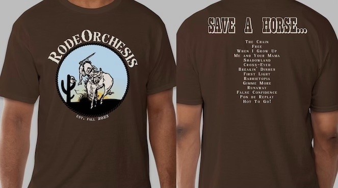 Orchesis Fall 2023 Show Shirt: RodeOrchesis