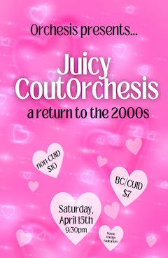 Promotional cover for Spring 2023 Show: Juicy CoutOrchesis