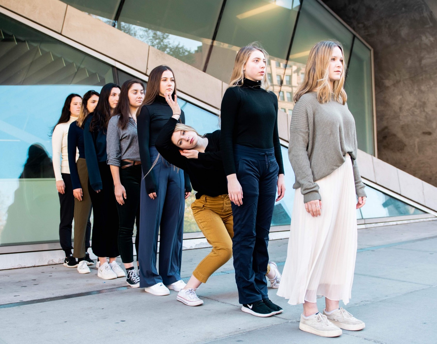 Cast of Terraform (The MaMa Project 2018-2019, choreographed by Melody Tai) in promotional photography captured by Savanna Lim.