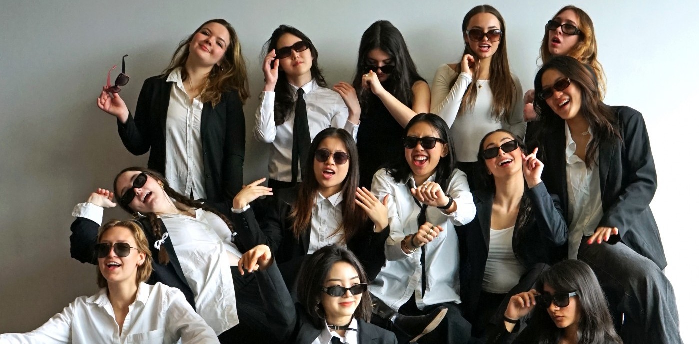 Members of Orchesis Board 2024 posing together. 