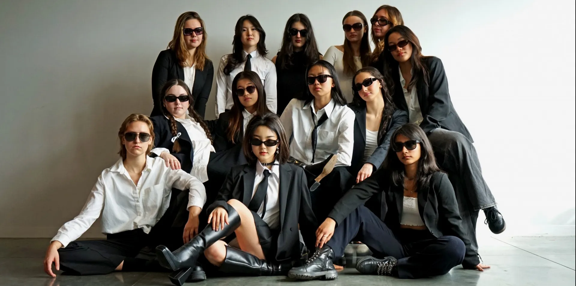 Members of Orchesis Board 2024 posing together. 