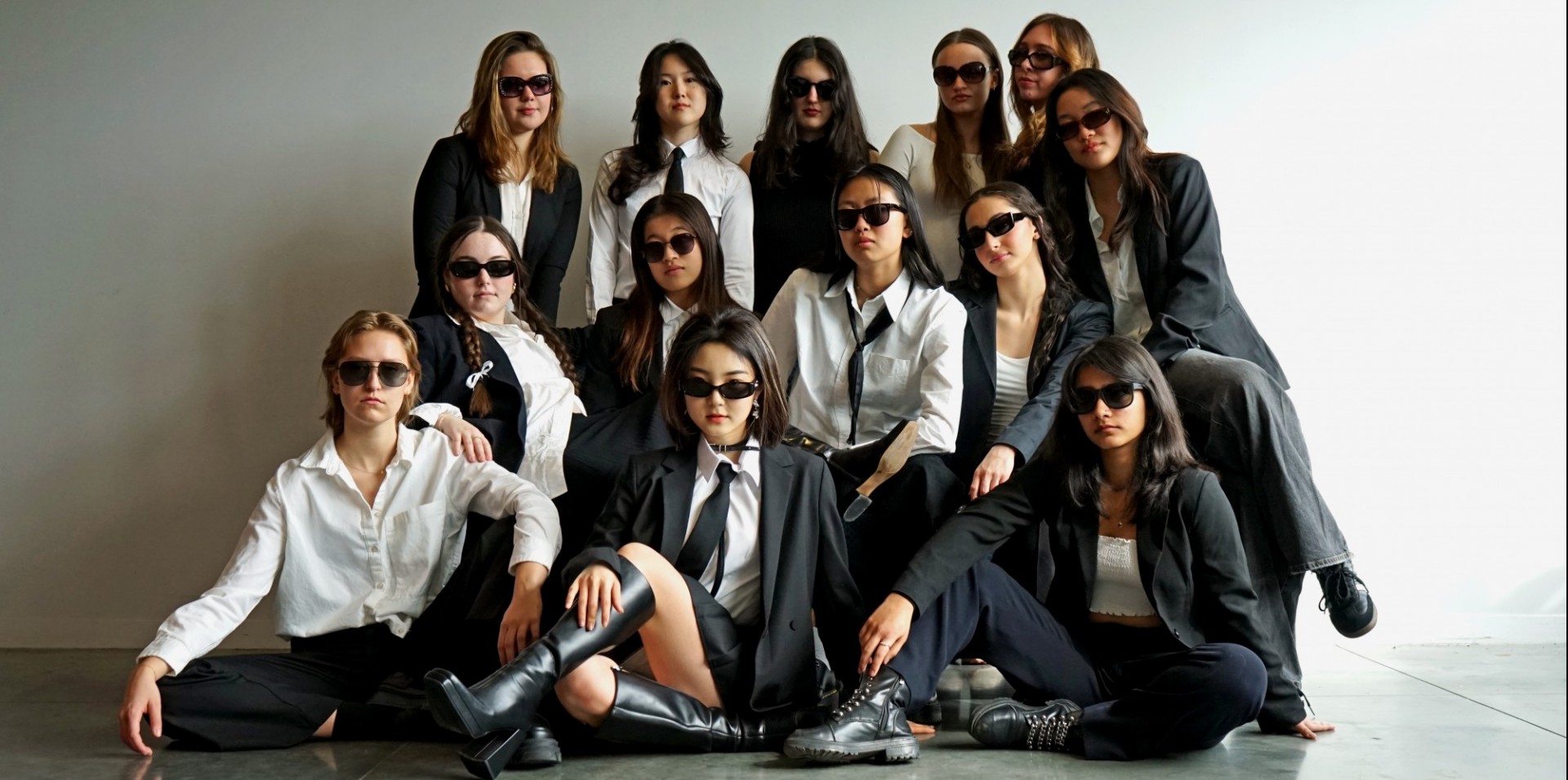 Members of Orchesis Board 2024 posing together. 