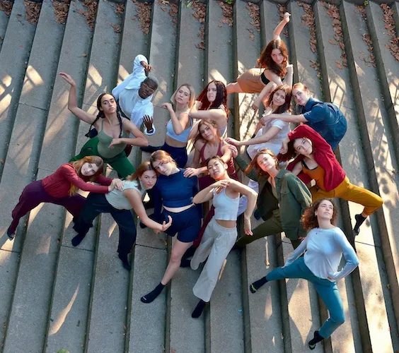Ad Astra (The MaMa Project 2021-2022, choreographed by Lauren Wilkins) promotional cast photo.