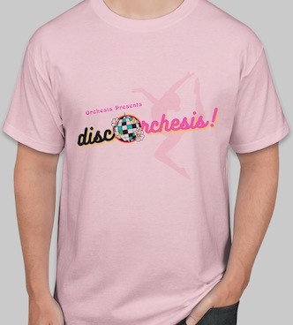 Orchesis Fall 2022 Show Shirt: DiscOrchesis