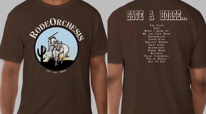 Orchesis Fall 2023 Show Shirt: RodeOrchesis